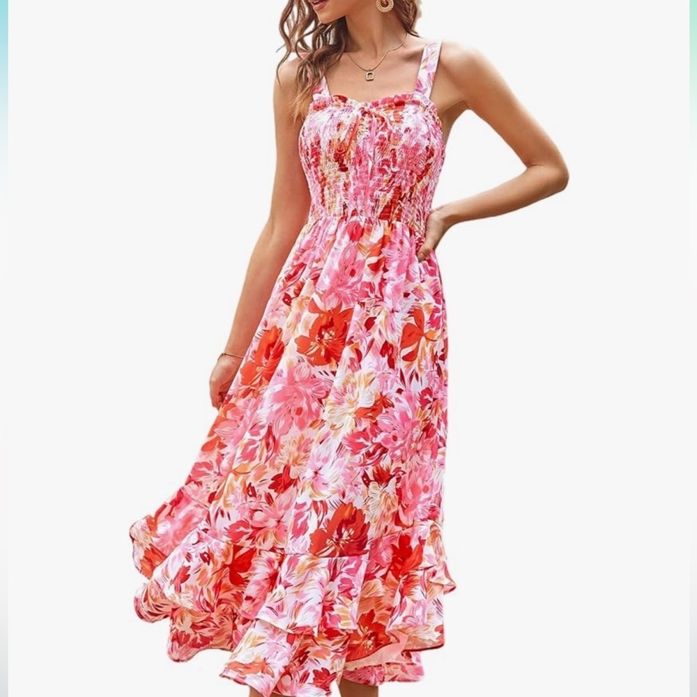 Brand new floral maxi dress- size medium